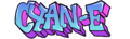 Cyan-E - Graffiti