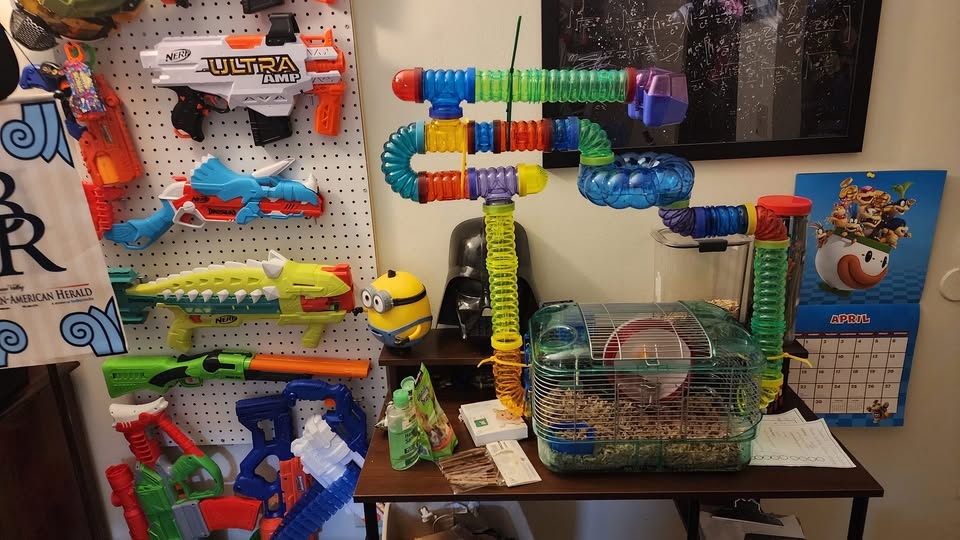 Cyan-Ejr - Hamster Cage - Gun Wall