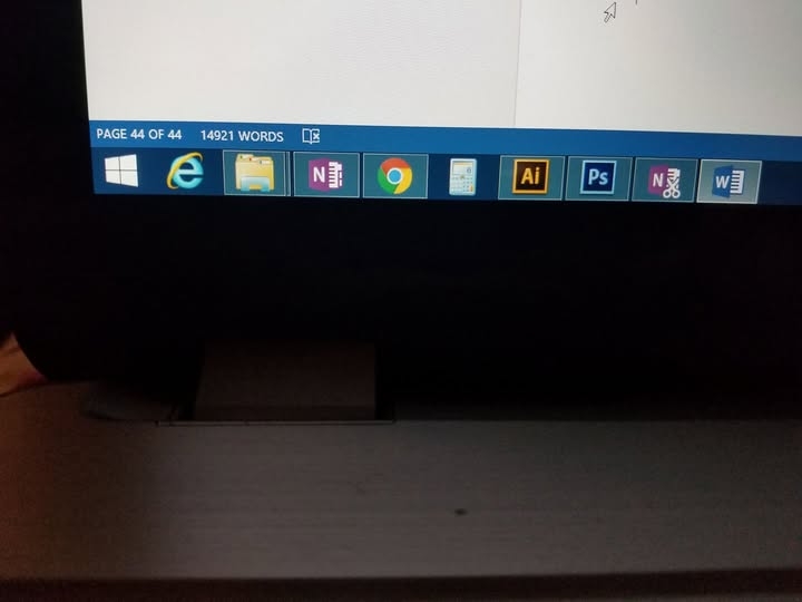 Its Only Taken About Three Weeks