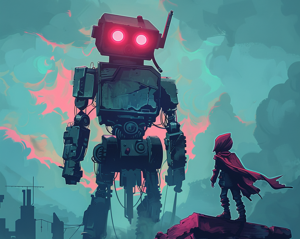 Cyan-E - Boy and Bot