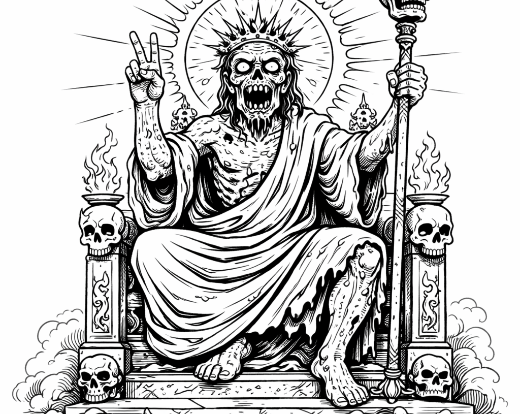 Coloring Page - God Complex