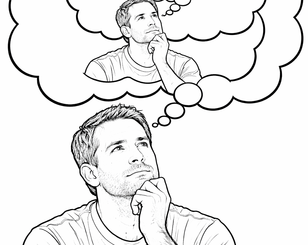 Coloring Page - Think About Yourself