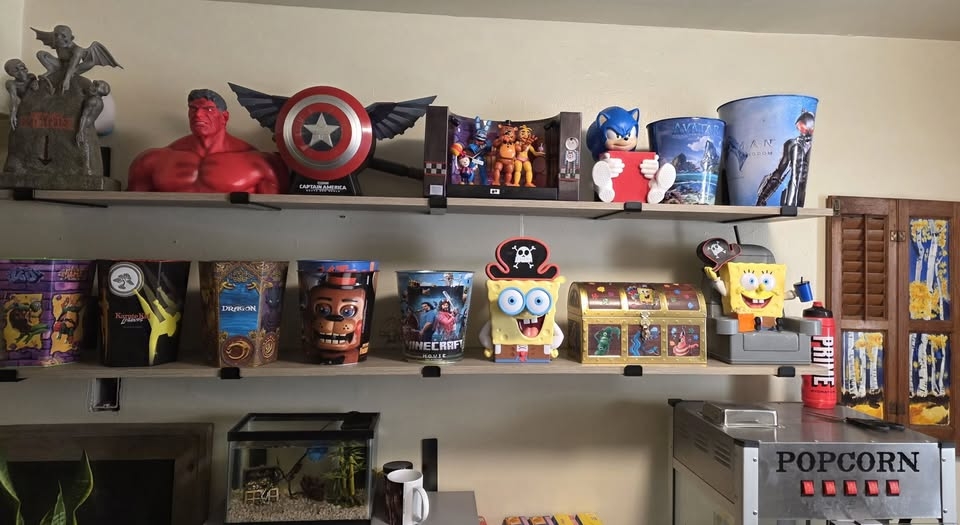 Cyan-E - Cyan-Ejr - Popcorn Buckets - I Think We're Going To Need A Bigger Shelf