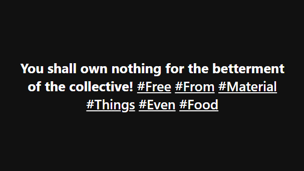 Cyan-E - MEME - You Shall Own Nothing