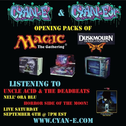 Cyan-E - MTG - Duskmourn - Nell ora blue