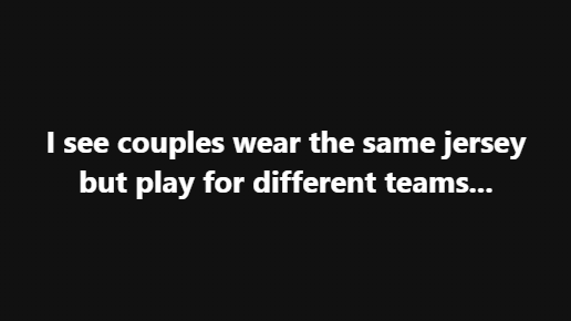 Same Jersey Different Team