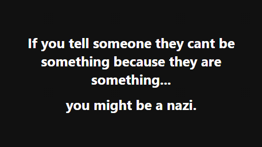 You Might Be A Nazi