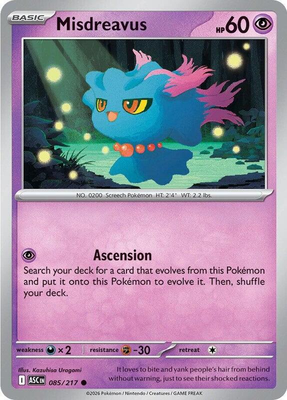 Misdreavus - 085 - Ascended Heroes - ASC